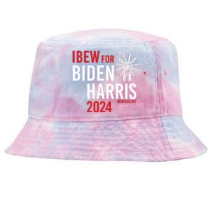 Ibew For Biden Harris 2024 Tie-Dyed Bucket Hat