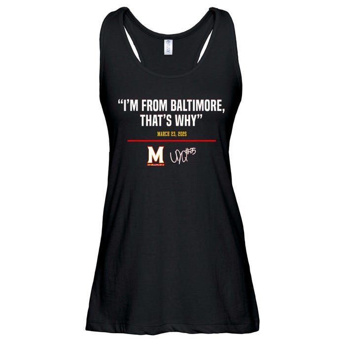 I’m From Baltimore That’s Why Ladies Essential Flowy Tank