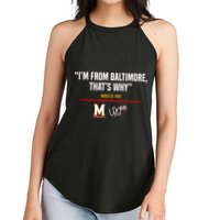 I’m From Baltimore That’s Why Women's Perfect Tri Rocker Tank