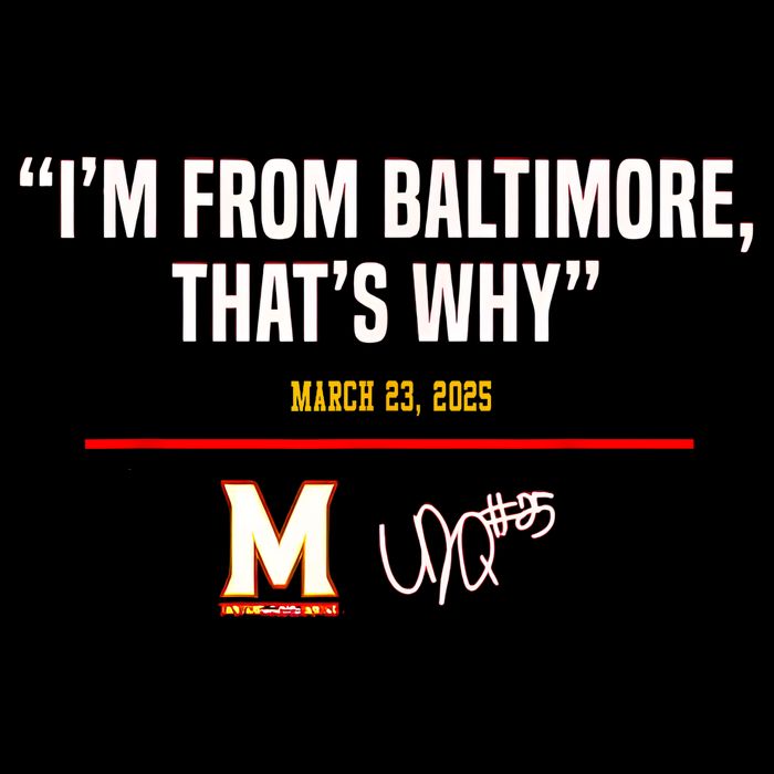 I’m From Baltimore That’s Why Womens T-Shirt