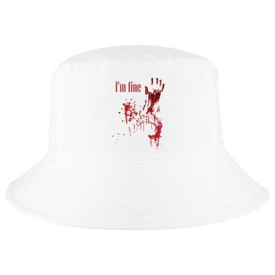 I'm Fine Bloody Halloween Cool Comfort Performance Bucket Hat