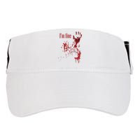 I'm Fine Bloody Halloween Adult Drive Performance Visor