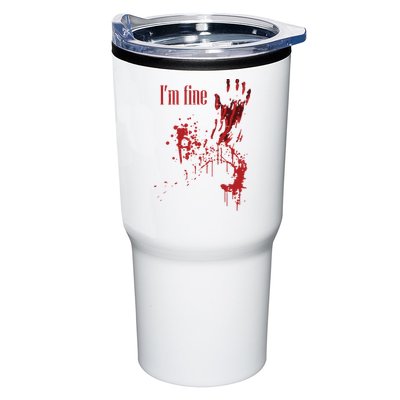 I'm Fine Bloody Halloween Tumbler