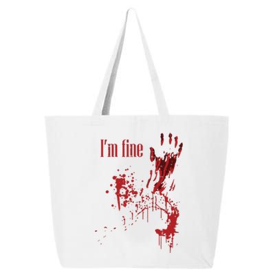 I'm Fine Bloody Halloween 25L Jumbo Tote