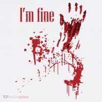 I'm Fine Bloody Halloween Tank Top