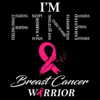 I'm Fine Breast Cancer Warrior Breast Cancer Awareness Impact Tech Backpack
