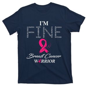 I'm Fine Breast Cancer Warrior Breast Cancer Awareness T-Shirt