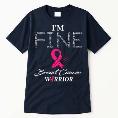 I'm Fine Breast Cancer Warrior Breast Cancer Awareness Tall T-Shirt