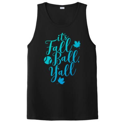 Its Fall Ball Yall Funny Fall Baseball Fall Ball Gift PosiCharge Competitor Tank