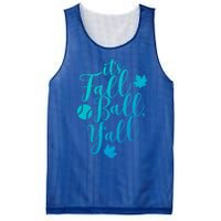 Its Fall Ball Yall Funny Fall Baseball Fall Ball Gift Mesh Reversible Basketball Jersey Tank