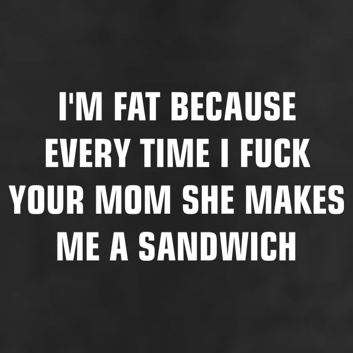 I'm Fat Because I F Your Mom She Makes Me A Sandwich Adult Drive Performance Visor