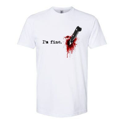 IM Fine Bloody Halloween Softstyle CVC T-Shirt