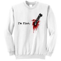 IM Fine Bloody Halloween Sweatshirt