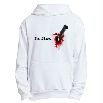 IM Fine Bloody Halloween Urban Pullover Hoodie