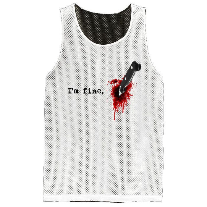 IM Fine Bloody Halloween Mesh Reversible Basketball Jersey Tank