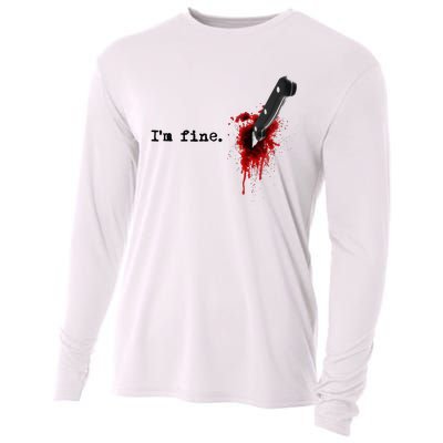 IM Fine Bloody Halloween Cooling Performance Long Sleeve Crew