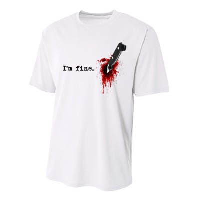 IM Fine Bloody Halloween Performance Sprint T-Shirt