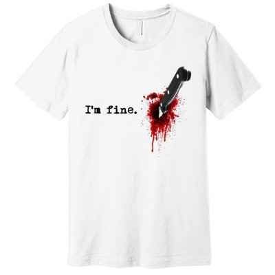 IM Fine Bloody Halloween Premium T-Shirt