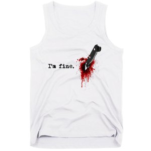 IM Fine Bloody Halloween Tank Top