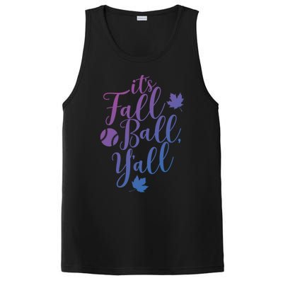 Its Fall Ball Yall Funny Fall Baseball Fall Ball Gift PosiCharge Competitor Tank