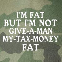 IM Fat But IM Not Give A Man My Tax Money Fat Legacy Tie Dye Trucker Hat