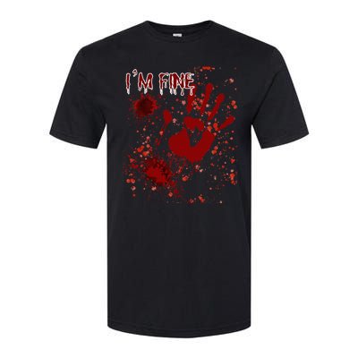 IM Fine Bloody Last Minutes Halloween Blood Softstyle CVC T-Shirt