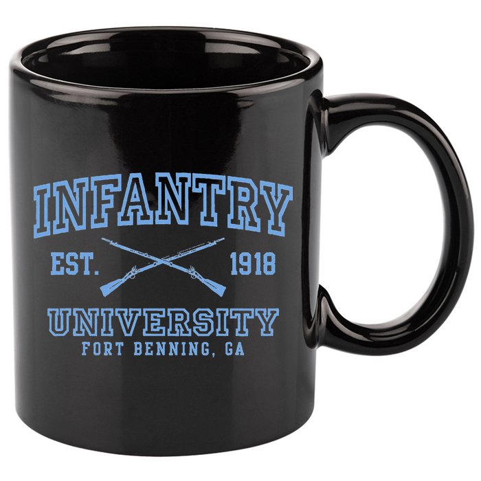 Infantry Fort Benning Insignia 11oz C Handle Ceramic Mug