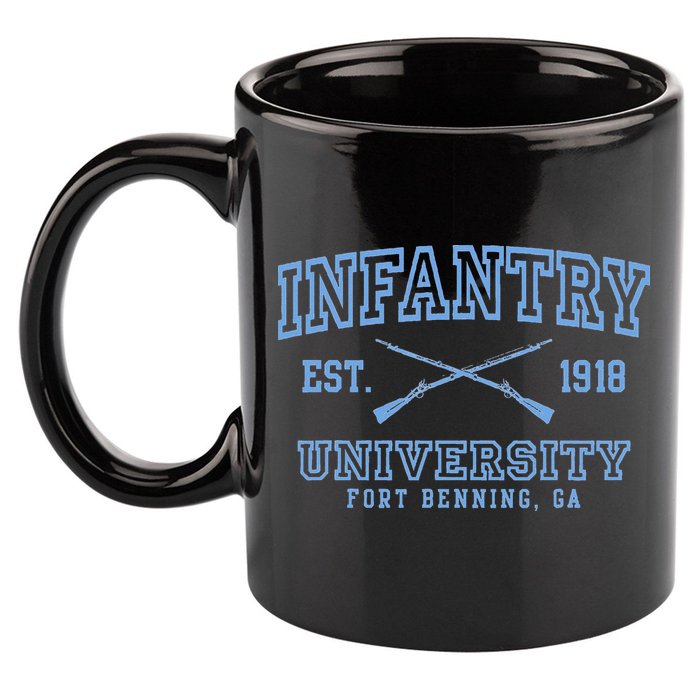 Infantry Fort Benning Insignia 11oz C Handle Ceramic Mug