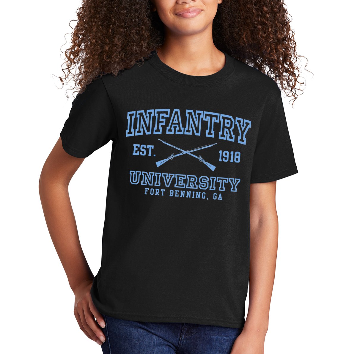 Infantry Fort Benning Insignia Kids T-Shirt
