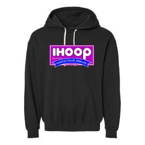 IHoop Funny Basketball Kids Adult Girls Garment-Dyed Fleece Hoodie