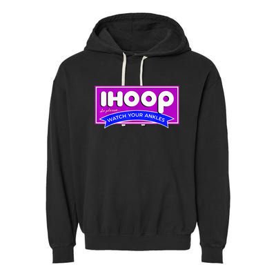 IHoop Funny Basketball Kids Adult Girls Garment-Dyed Fleece Hoodie