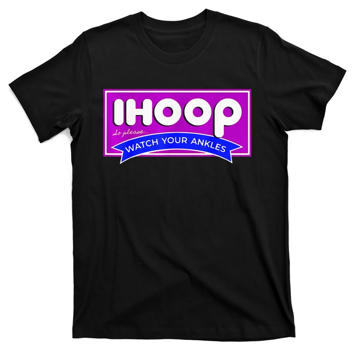 IHoop Funny Basketball Kids Adult Girls T-Shirt