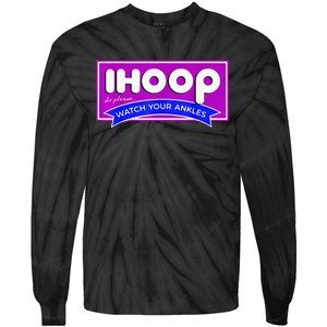 IHoop Funny Basketball Kids Adult Girls Tie-Dye Long Sleeve Shirt