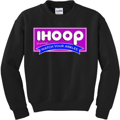 IHoop Funny Basketball Kids Adult Girls Kids Sweatshirt