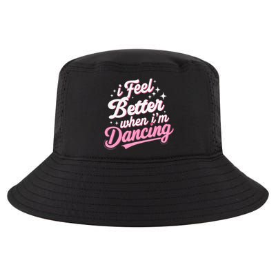 I Feel Better When IM Dancing Dancing Love Line Cool Comfort Performance Bucket Hat