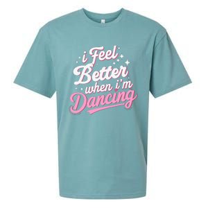 I Feel Better When IM Dancing Dancing Love Line Sueded Cloud Jersey T-Shirt