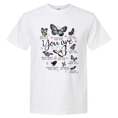 Inspirational Faithful Butterfly Design for Christians Garment-Dyed Heavyweight T-Shirt