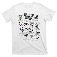 Inspirational Faithful Butterfly Design for Christians T-Shirt