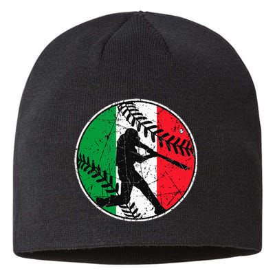 Italian Flag Baseball Hitter Italy Flag Sustainable Beanie