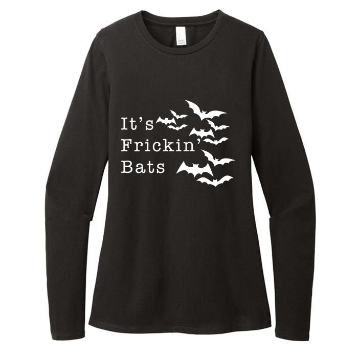 ItS Frickin Bats Halloween Womens CVC Long Sleeve Shirt