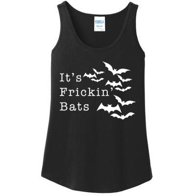 ItS Frickin Bats Halloween Ladies Essential Tank