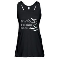 ItS Frickin Bats Halloween Ladies Essential Flowy Tank