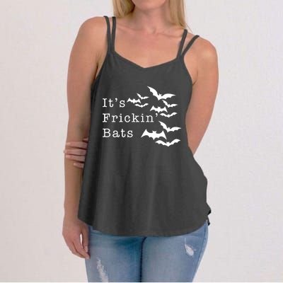 ItS Frickin Bats Halloween Women's Strappy Tank