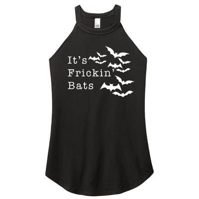 ItS Frickin Bats Halloween Women's Perfect Tri Rocker Tank