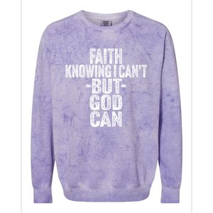 Inspirational Faith Based Religious Spiritual Colorblast Crewneck Sweatshirt