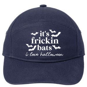 It’S Frickin Bats Ilove Halloween 7-Panel Snapback Hat