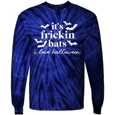 It’S Frickin Bats Ilove Halloween Tie-Dye Long Sleeve Shirt