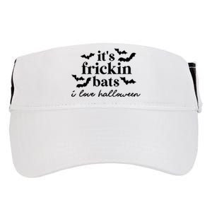 It’S Frickin Bats Ilove Halloween Adult Drive Performance Visor