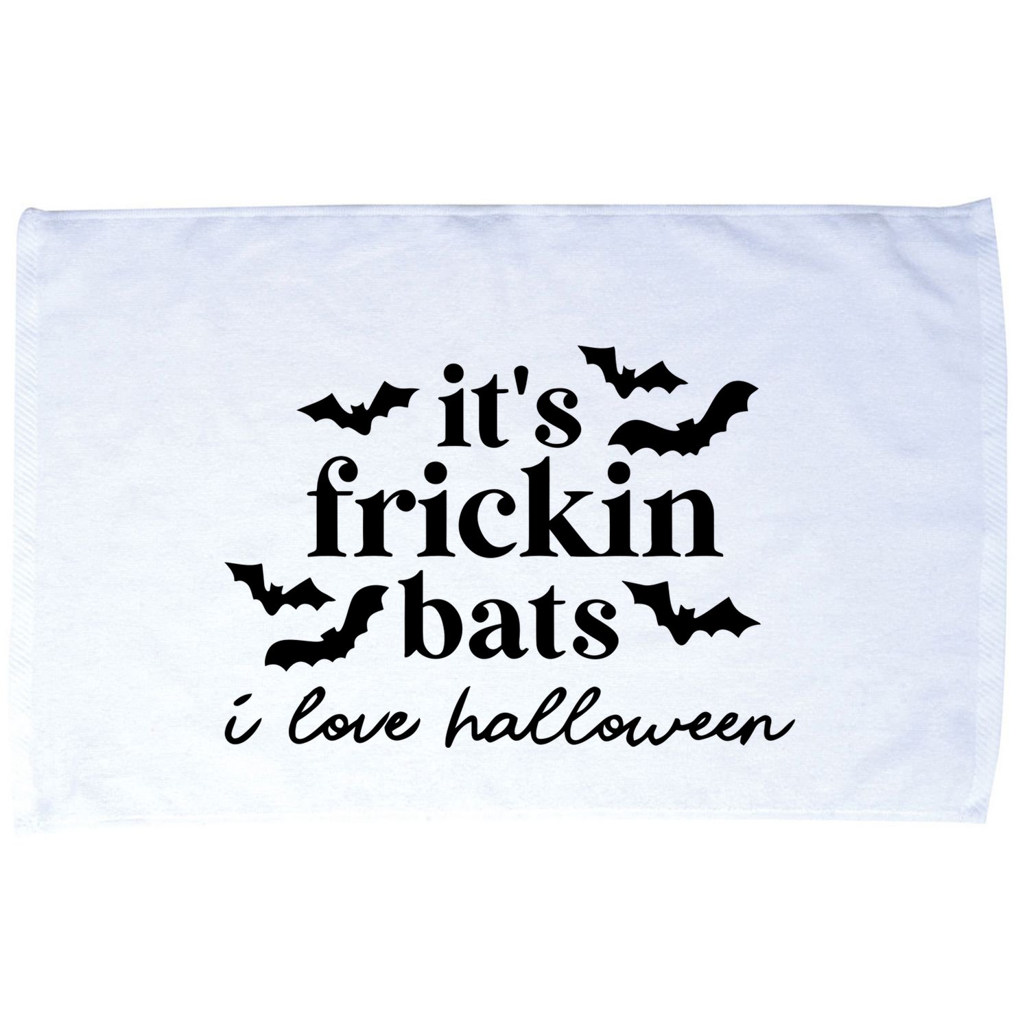 It’S Frickin Bats Ilove Halloween Microfiber Hand Towel