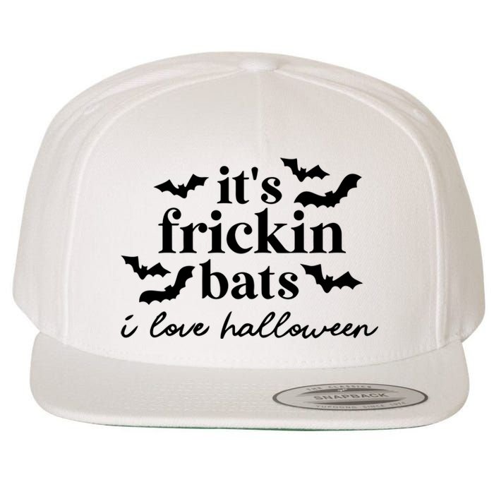 It’S Frickin Bats Ilove Halloween Wool Snapback Cap